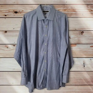 Michael Kors | Blue Nailshead Dress Shirt Sz 17.5 ~ 3/$15